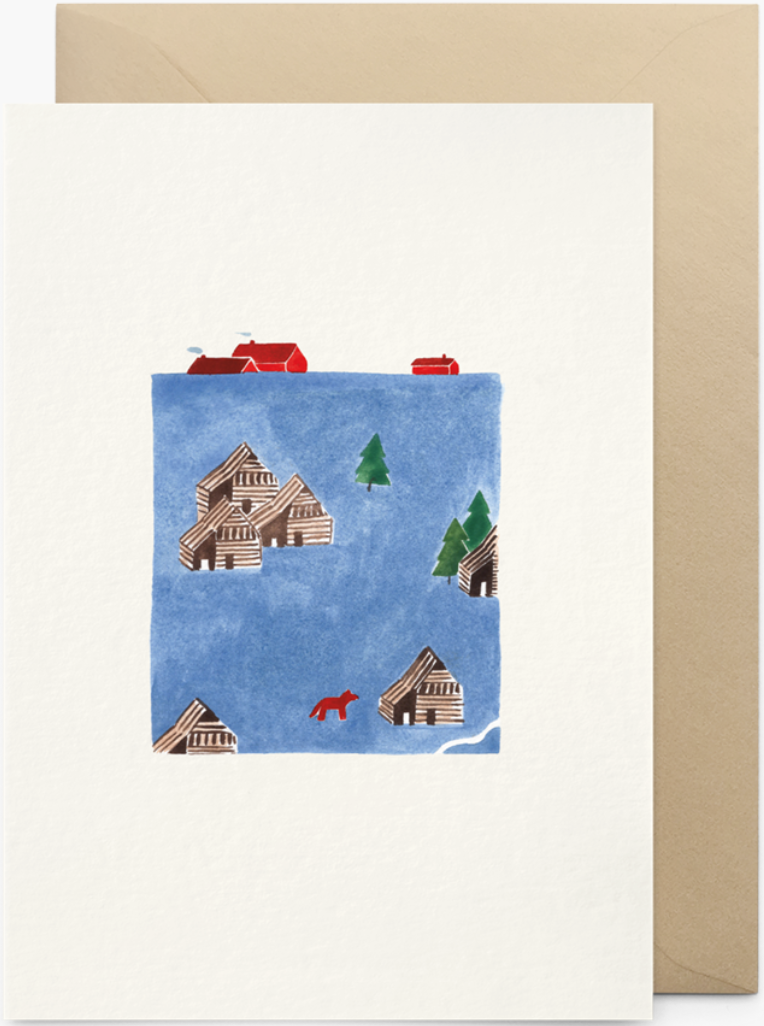 CARD PLAIN MAP (地図のカード)